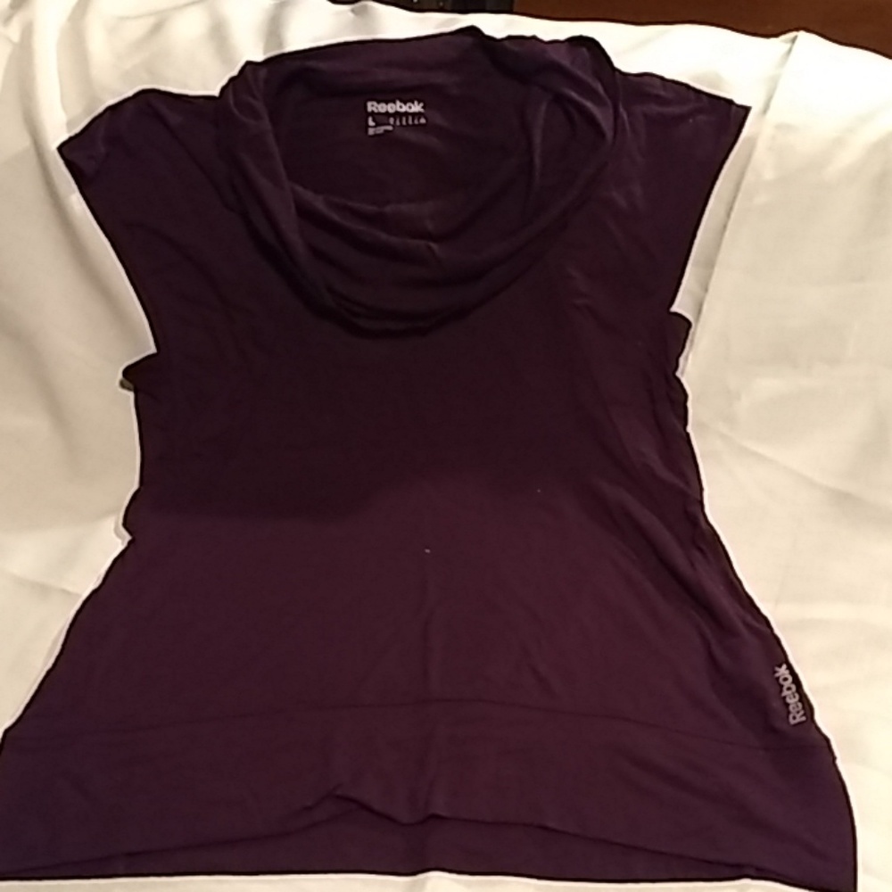 3/$10 Purple Cowl neck Reebok Large